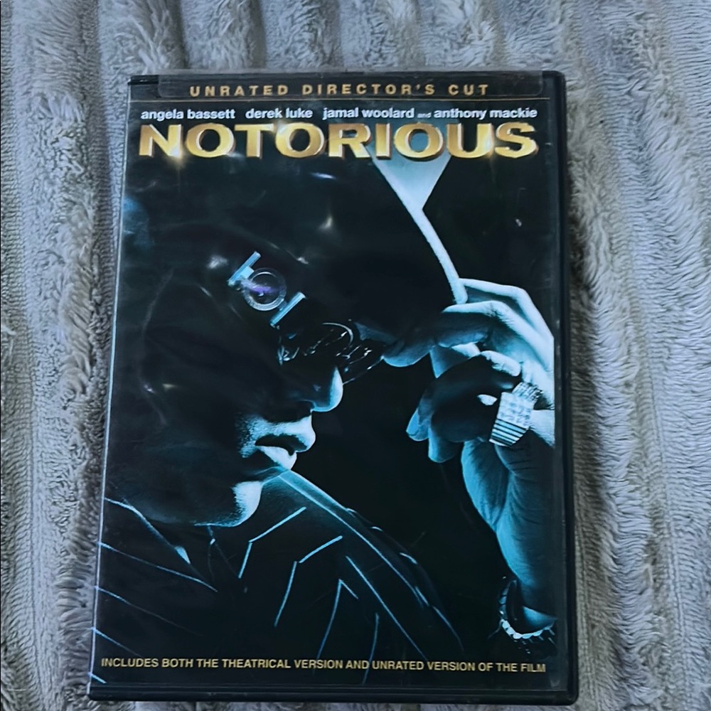☑️Notorious Unrated Director's Cut DVD